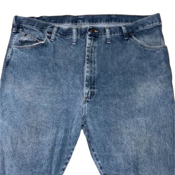 Wrangler Mens Regular Fit Denm Jeans-Medium Wash-46X30-GUC - Picture 4 of 8